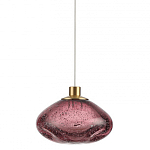 Подвесной светильник с прозрачным стеклянным плафоном округлой формы Effervia  варинант исполнения - 1 | Loft Concept в Ижевске