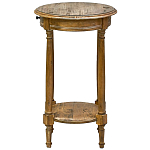 Деревянный овальный кофейный стол Margery Provence Coffee Table варинант исполнения - 3 | Loft Concept в Ижевске