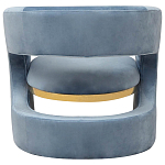 Кресло голубое Walsh Blue Armchair варинант исполнения - 4 | Loft Concept в Ижевске