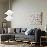 Подвесной вязаный белый светильник «Звезда Востока 02» варинант исполнения - 1 | Loft Concept в Ижевске