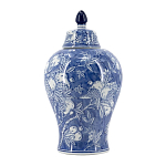 Ваза с крышкой в китайском стиле Гранатовое дерево Blooming Pomegranate варинант исполнения - 3 | Loft Concept в Ижевске