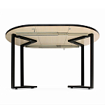 Стол обеденный раздвижной со столешницей белый мрамор Magali варинант исполнения - 5 | Loft Concept в Ижевске