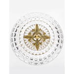 Конфетница из прозрачного рельефного стекла Eden Garden варинант исполнения - 3 | Loft Concept в Ижевске