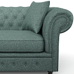 Мебельная ткань Шенилл бирюзовый цвет 138 см T4-31 варинант исполнения - 3 | Loft Concept в Ижевске