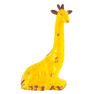 Фигурка керамика желтый жираф Giraffe 