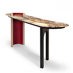 Консоль с овальной столешницей со светодиодной подсветкой Ruby варинант исполнения - 1 | Loft Concept в Ижевске