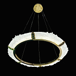 Люстра в форме кольца с цветочным декором Warm Heavenly Light варинант исполнения - 1 | Loft Concept в Ижевске