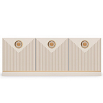 ТВ-тумба с 3-мя фактурными дверцами Satin Furniture варинант исполнения - 2 | Loft Concept в Ижевске