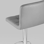 Барный стул с сиденьем серого цвета Honory варинант исполнения - 6 | Loft Concept в Ижевске