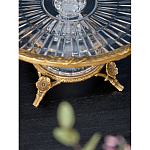 Чаша из прозрачного стекла с фигурками разноцветных попугаев на ободке 38 Eden Garden варинант исполнения - 4 | Loft Concept в Ижевске