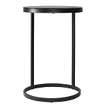 Кофейный столик круглый чёрный Compact Loft варинант исполнения - 1 | Loft Concept в Ижевске