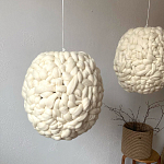 Светильник вязаный из шерсти Wool Oval варинант исполнения - 1 | Loft Concept в Ижевске