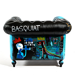 Кресло "Баския и Уорхол" Basquiat Warhol graffiti chair натуральная кожа варинант исполнения - 5 | Loft Concept в Ижевске