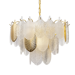 Люстра Feyar Gold c Рельефным Стеклом