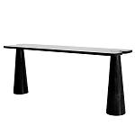 Консоль чёрная на 2-х конусообразных ножках Eros варинант исполнения - 4 | Loft Concept в Ижевске