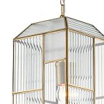 Подвесной светильник с рельефным стеклом Embossed Glass варинант исполнения - 1 | Loft Concept в Ижевске