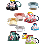 Подвесные светильники в виде чаши с цветочным орнаментом Flower Reversal варинант исполнения - 2 | Loft Concept в Ижевске