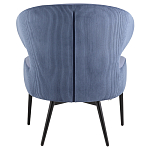 Современное мягкое кресло на металлических ножках Rakush Blue варинант исполнения - 3 | Loft Concept в Ижевске