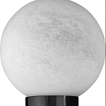 Бра цилиндрической формы чёрного цвета с 2-мя плафонами Marble Glow варинант исполнения - 5 | Loft Concept в Ижевске