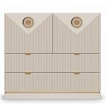 Комод с фактурным фасадом Satin Furniture варинант исполнения - 2 | Loft Concept в Ижевске