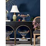 Чаша стеклянная с фигурками разноцветных попугаев на ободке 41 Eden Garden варинант исполнения - 3 | Loft Concept в Ижевске