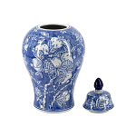 Ваза с крышкой в китайском стиле Гранатовое дерево Blooming Pomegranate варинант исполнения - 4 | Loft Concept в Ижевске