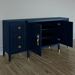 Большой Комод-буфет Elsa Dreams Blue с ящиками варинант исполнения - 4 | Loft Concept в Ижевске