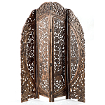 Ширма с  орнаментом ручная резьба Indian Antique Furniture варинант исполнения - 1 | Loft Concept в Ижевске