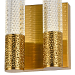 Бра с двумя плафонами латунь Dew Drops Tube Duo Brass Wall Lamp варинант исполнения - 3 | Loft Concept в Ижевске