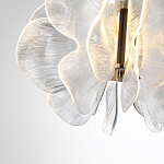 Люстра с крупными рельефным декором в виде лепестков 60 см Ethereal Bloom варинант исполнения - 5 | Loft Concept в Ижевске
