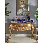 Чаша темно-синяя фарфоровая с бронзовыми ручками в виде ангелов Eden Garden варинант исполнения - 5 | Loft Concept в Ижевске