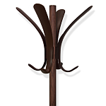 Вешалка коричневая с 4-мя крючками из пластика Curves Hangers варинант исполнения - 3 | Loft Concept в Ижевске