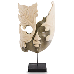 Маска ручной работы деревянная резная Mask Flower варинант исполнения - 1 | Loft Concept в Ижевске