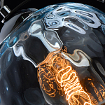 Подвесной светильник со стеклянном плафоном в форме бокала Kaleido варинант исполнения - 20 | Loft Concept в Ижевске