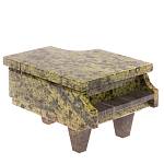 Шкатулка в виде рояля из натурального камня змеевик Stone Casket варинант исполнения - 1 | Loft Concept в Ижевске