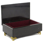 Шкатулка из натурального камня змеевик чёрного цвета Stone Casket варинант исполнения - 4 | Loft Concept в Ижевске