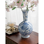 Ваза фарфоровая с синими цветочными мотивами Independence варинант исполнения - 4 | Loft Concept в Ижевске