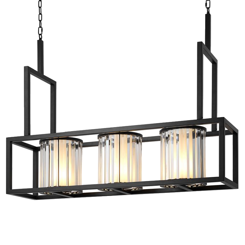 Люстра Chandelier Carducci Black Черный Прозрачный (Transparent) в Ижевске | Loft Concept 