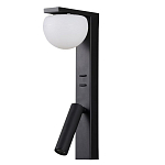 Бра с белым полусферическим плафоном и цилиндрическим поворотным спотом Trumpet Wall Lamp варинант исполнения - 1 | Loft Concept в Ижевске