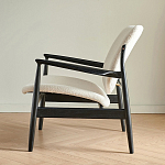 Кресло с каркасом и ножками из древесины и мягкими сиденьем и спинкой Venice варинант исполнения - 4 | Loft Concept в Ижевске