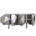 Комод с фасадом из геометрических фигур Coleccion Alexandra варинант исполнения - 1 | Loft Concept в Ижевске