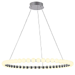 Люстра светодиодная кольцевая с круглыми плафонами белого цвета PEARLS Suspension 80 варинант исполнения - 2 | Loft Concept в Ижевске
