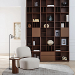 Приставной столик из массива дерева Walnut варинант исполнения - 7 | Loft Concept в Ижевске