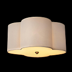 Потолочный светильник с белым волнистым плафоном из ткани Vitorino варинант исполнения - 2 | Loft Concept в Ижевске