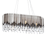 Большая многоярусная люстра Iroh Future Хром варинант исполнения - 1 | Loft Concept в Ижевске