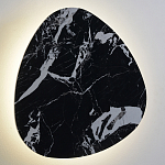 Бра треугольной формы из искусственного мрамора черного цвета Длина 47 см Ginger & Jagger варинант исполнения - 2 | Loft Concept в Ижевске