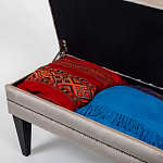 Мягкая банкетка с зоной для хранения Casket Beige варинант исполнения - 4 | Loft Concept в Ижевске