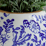 Ваза с синим цветочным узором Blue & White Ornament  варинант исполнения - 1 | Loft Concept в Ижевске