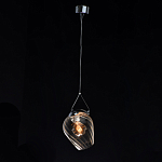 Подвесной светильник со стеклянном плафоном в форме бокала Kaleido варинант исполнения - 3 | Loft Concept в Ижевске