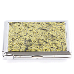 Портсигар на 10 сигарет с газовой зажигалкой из натурального камня Змеевик Светлый Stone Cigarettes Cases варинант исполнения - 1 | Loft Concept в Ижевске